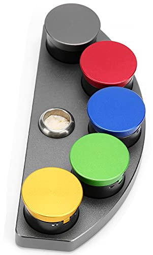 KIMISS Kit de Engrasador de Reloj, Aleación de Cinco Agujeros, Platos de Aceite para Reloj, Copa de Aceite, Pieza de Reparación de Reloj, Accesorio, Engrasador de Reloj