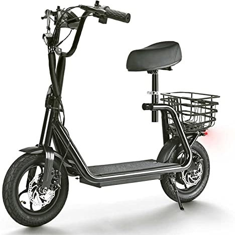 E-Roller Power Seat 2.0, Mofa, deutsche Straßenzulassung, Elektroroller, 25 km/h, 19 kg, herausnehmbarer Lithium-Ionen-Akku (36V/10Ah-Akku)