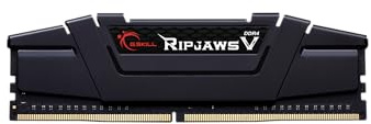 G.Skill Ripjaws V Series (Intel XMP) DDR4 RAM 32GB (1x32GB) 3200MT/s CL16-18-18-38 1.35V Desktop Computer Memory UDIMM - Black (F4-3200C16S-32GVK)