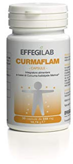 CURMAFLAM Capsule, integratore alimentare a base di Curcuma fosfolipide Meriva® - di Effegilab
