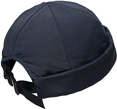 Clape Vattentät dockerkeps män unisex enkel docker mössa utan skärm sjömansmössa rullad kuff brimless beanie hatt hamnmössa för hösten vintern, CT82-tjocka grå, En Storlek