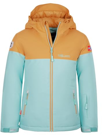 Trollkids Girls Hallingdal Jacket 176, Aqua