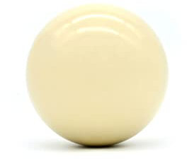 BILMAG Billard Einzelkugel, Weiße Anstoßkugel Classic, 57,2 mm Pool Billardkugel