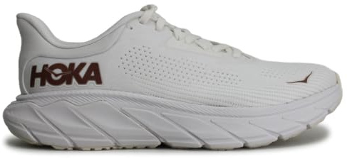 HOKA Women's Arahi 7 Sneakers, Blanc De Blanc/Rose Gold, 2 UK