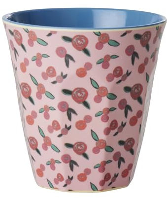 Rice Taza de melamina 100% melamina A Rose Print Medium