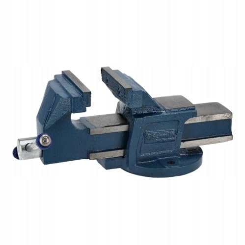 Schmith - Morsa da tavolo - Fissa - Morsa da banco - In ghisa, ganasce in acciaio di alta qualità - Larghezza ganasce 100 mm