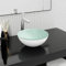 Genérico Lavabo Vidrio Templado 30x12 cm Blanco Fontanería Equipos Sanitarios Peso 3,94KG