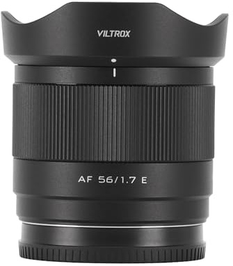 VILTROX AF 56mm f/1.7 F1.7 E Lens for Sony e-Mount Auto Focus Prime Lens Compatible with Sony E-Mount Mirrorless Cameras Sony a7 a7iv a7rv a6400 a6500 a6700 ZV-E10