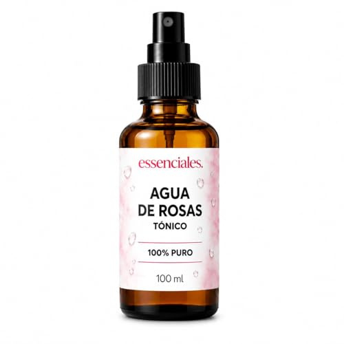 Agua de Rosas Pura Orgánica Spray 100ml | Hidratación Facial Natural | Tónico Refrescante Calmante | Piel Suave y Radiante | Uso Diario Todo Tipo de Piel