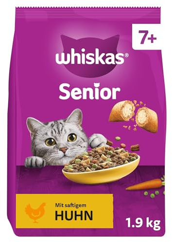 whiskas gato Forro trockenfutter Senior para Antiguos Gatos a partir de 7 años (6 x 1,9 kg)