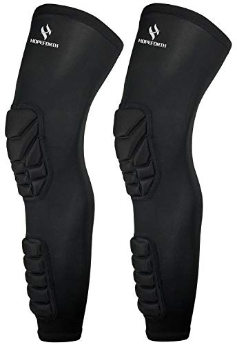 Knee Calf Padded 2 Pack Compression Leg Sleeve Shin Protective Support