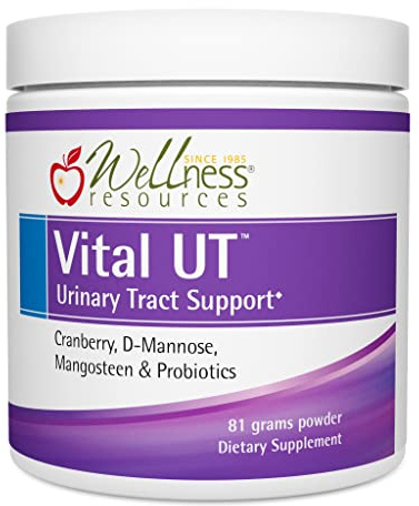 Vital UT Powder with D-Mannose, Cran-Max Cranberry, LactoSpore Probiotic for Urinary Tract and Bladder Health, 36mg PACs and 1 Billion Spore Probiotics Per Scoop (30 Servings)