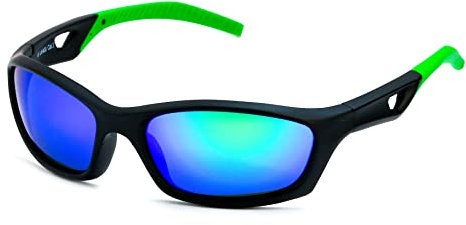 Kiddus Lunettes de Soleil SPORT pour enfant, filles et garçons. A partir de 6 ans. Filtre solaire et protection UV 400 pour les activités en plein air. Verres miroir et colorés