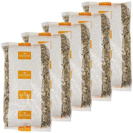 Lot 5x Graines de tournesol grillées salées - Sachet 500g