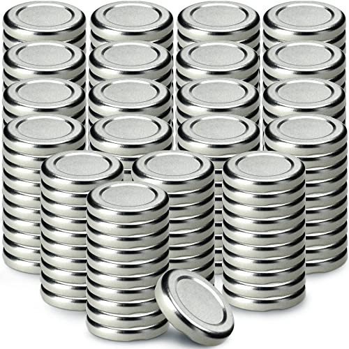 KADAX 200er Set Schraubdeckel TO43 für Gläser 43mm Silber – Twist-Off Ersatzdeckel für 40ml Mini Gläser & Probiergläser, Luftdicht & Spülmaschinenfest