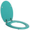 SENSEA - Toilettendeckel POP - Oval - Max 150 kg - MDF FSC - Türkisgrün - Toilettendeckel - Klodeckel - WC Sitz - Klobrille