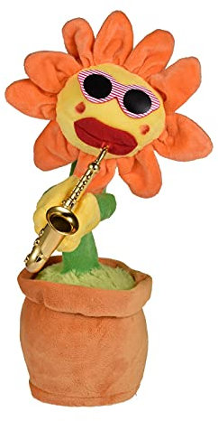 Singing Sunflower - Electric Dancing Music Singing Toy, Soft Plush Flower Pot Decor With 80 Songs (30CM)