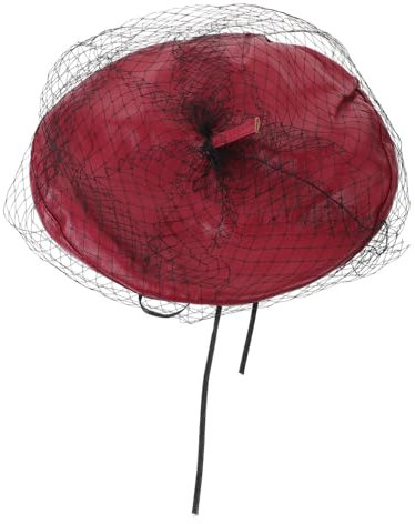 BESPORTBLE Béret Français Classique pour Femme Chapeau Uniforme Décoratif Mode Voile Élégant