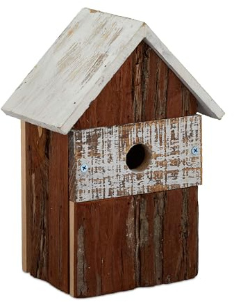 Mangeoire à oiseaux en bois à suspendre, villa à oiseaux décorative, jardin, nichoir pour petits oiseaux, pinsons, mésanges