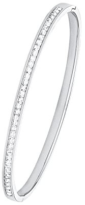 s.Oliver Armreif für Damen mit Kristallen von Swarovski, Edelstahl