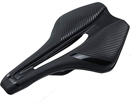 VOANZO Sella per Bicicletta Ammortizzante Robusto Sedile per Bicicletta Universale per MTB Bici da Strada Sella per Mountain Bike 245x143mm (Nero)