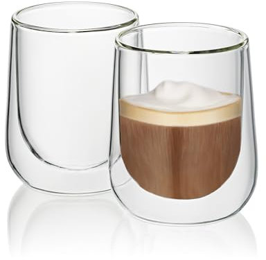 Kela 12404 Lot de 2 tasses à cappuccino à double paroi 180 ml