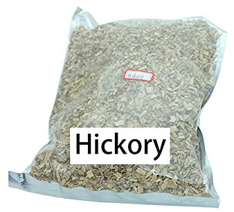 125 g/påse BBQ rökning träflisor sågspån rökare rökbox bacon trä BBQ grillverktyg, äppel/körsbär/ek/hickory-trä (ickory-trä)