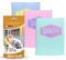 DLM Direct BIC Cristal - Bolígrafos multicolor (20 unidades, punta de 1,6 mm de ancho, punta de 1,6 mm y bloc de notas pastel Jotta A4, paquete de 3 con 200 páginas, para la escuela, la oficina y el