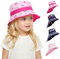 dellyy Sonnenhut Baby Kinder, Sommermütze Kinder, Sommerhut Breiter Krempe, UPF 50+ UV-Schutz, 4 Designs (Einhorn, Regenbogen, Dinosaurier, Monster) – für Mädchen und Jungen