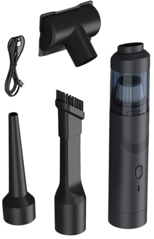 Car Vacuum, Cordless Air Duster 200w High Power, Portable 19000pa Suction Cleaner Lightweight Handheld Design, for Car Carpet, Floor Home, Dust Hair Cleaning, Pet, Detailing