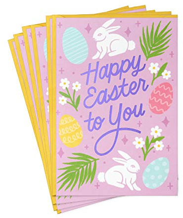Hallmark Pack of Easter Cards, Beautiful Season(6 Cards with Envelopes)