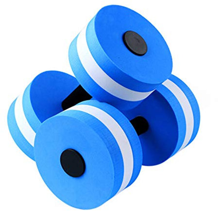 Aqua-Hanteln Aqua-Fitnessgerät Wassersport PE-Schaum Hanteln 2er Set Aquahanteln für Herren Damen Aquafitness Blau