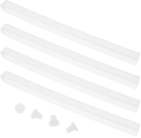 IMIKEYA Vademia, guide per cassetti in plastica, 4 pezzi, con cuscinetti a sfera compatibili con cassetti da 16 mm, ideali per cassettiera e armadio