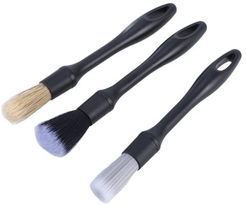 Lot de 3 pinceaux pour couper les bordures et les retouches de décoration