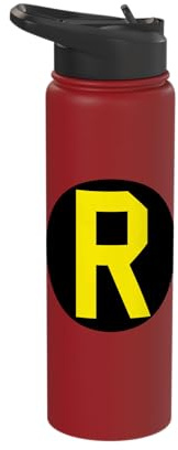 Batman Robin Left Chest Logo Stainless Steel Insulated Water Bottle