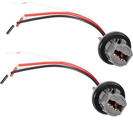 Yctze för t20 lamphållare 2st T20 Plugg 7443 Billamphållare LED Sockel Adapter Bromsljuskontakt Ljuskabelkontakt T20 Sockelhållare 7443 LED 7443 Sockelhållare