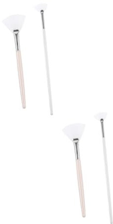 FOMIYES 4pcs Face Mask Brush Face Exfoliating Brush for Skin Treatment Applicator Skincare