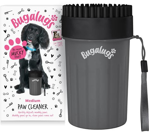 BUGALUGS Hundepfotenreiniger Pfotenreiniger für Hunde Ein tragbarer Hundedusche Pfotenreiniger für Hunde & Katzen Hundefußwascher ist ein wesentliches Hundepfotenwaschgerät Hundespaziergang Zubehör