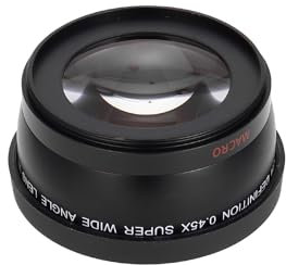 Pesfehhy 58MM Wide Angle 0.45x Converter Lens with Macro Close-Up Attachment for Rebel T6s,T6i,SL1,T5,T5i,T4i,T3,T3i,T1i,T2i,XSI,XS,XT,70D,60D,60Da,7D,5D,1D