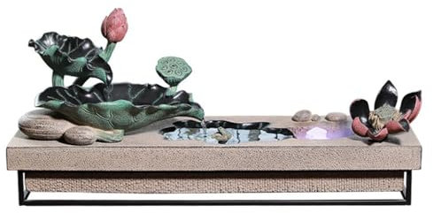 yixinzi-2024 Fontana da Tavolo Fontana da Tavolo for Il Relax con Acqua Corrente for l'arredo del Soggiorno e dell'ingresso Fontana a Cascata