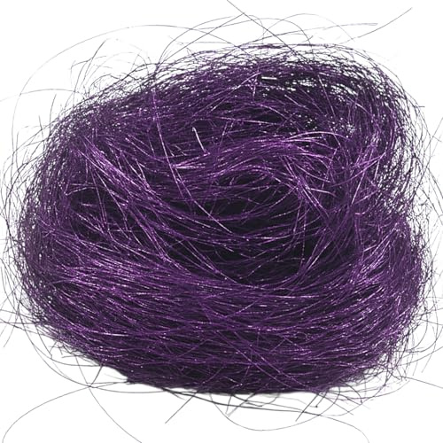 MIJOMA Capelli di angelo, fibre decorative, decorazione natalizia lucida per il fai da te e la progettazione, ideale per albero, composizioni, corona dell'Avvento e decorazione da tavolo (fico)