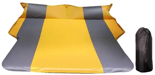 Colchón de aire SUV | Cojín de cama impermeable para asiento trasero | Cama portátil con cojín para acampar, almohadilla para cama para dormir en el maletero del automóvil, colchón de aire para vehícu