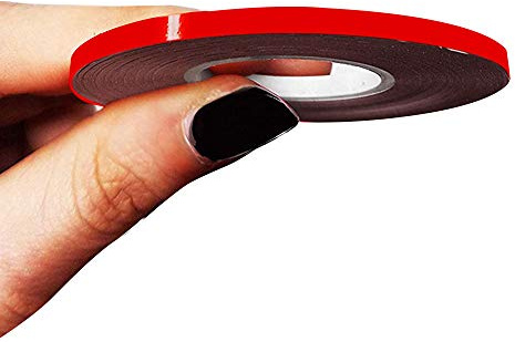 4R Quattroerre.it 10453 Trim Stripes Strisce Adesive per Auto, Rosso, 3 mm x 10 mt
