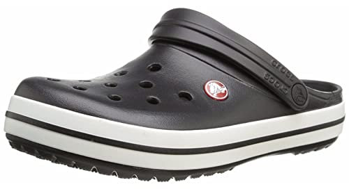 Crocs Crocband, Zuecos Unisex adulto, Negro, 43 EU