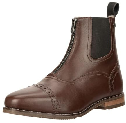 SUEDWIND FOOTWEAR Florentina FZ Merino Stiefelette - Italienisches Rindsleder – Winterschuh mit Lammfell - Karreeleisten - Fellsohle - Handarbeit - Braun 44