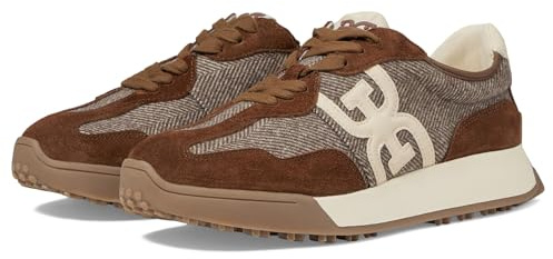 Sam Edelman Women's Langley Sneaker Brown Houndstooth Multi 6 Medium