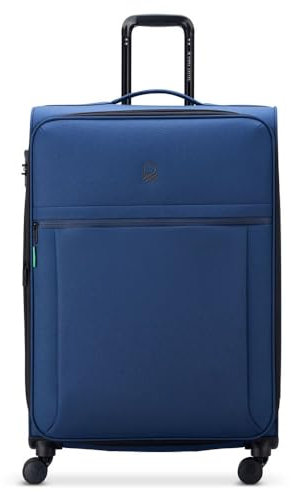 DELSEY Paris x United Colors of Benetton - BE - Valise soute Souple 76 cm x 50 cm x 35 cm - 110 L - Bleu Jean