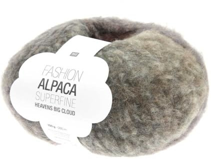 Rico Design Strickwolle, Alpaka, superfein Heavens Big Cloud, 100 g