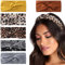 6 Pièces Bandeau Cheveux Elastique Multicolore, Boho Large Serre Tete Femme, Vintage Accessoire Cheveux pour Femme Yoga Sport