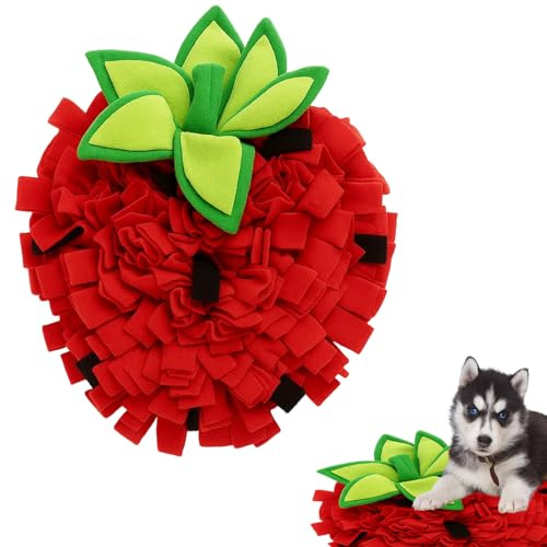 IAndhy Snuffle Mat for Puppies, Encourage Pets to Use Their Natural Foraging Skills and Slow Feed, Relieve Boredom, Suitable for Small Medium Large Dogs, Suitable for Small, Medium, Large Dog